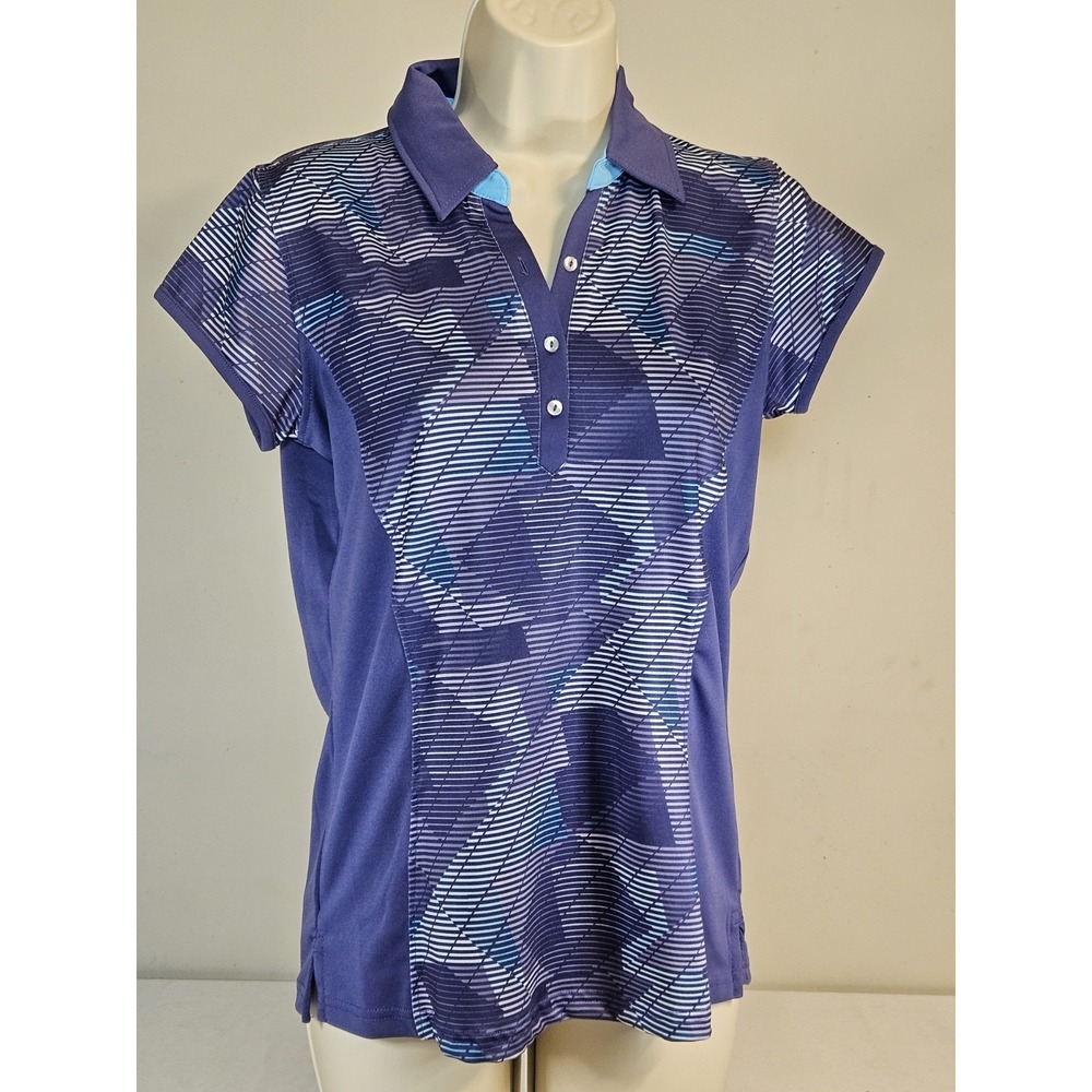 Pebble Beach Dry Luxem Performance golf polo shirt. Size Small